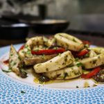Grilled Calamari Agrodolce